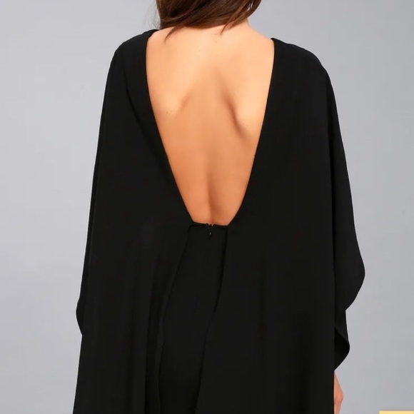 Black cape dress - Picture 3 of 3